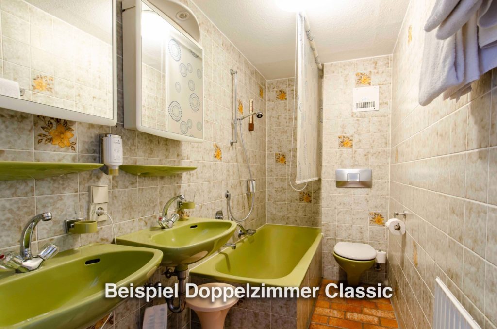 Doppelzimmer Classic Badezimmer