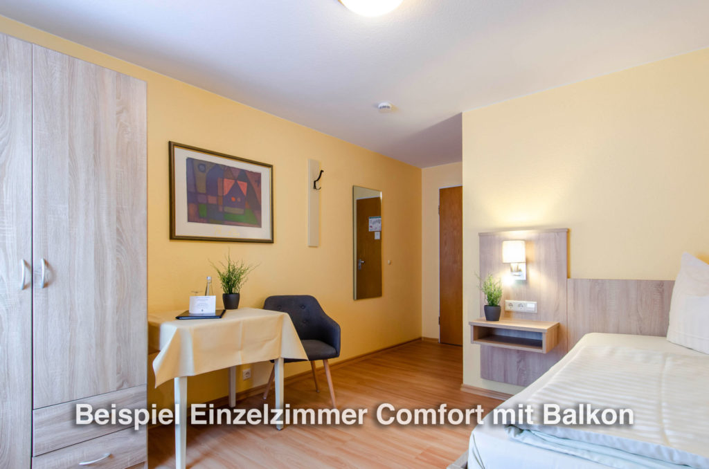 Einzelzimmer Comfort mit Balkon 4